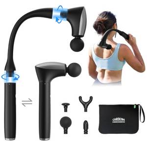 lot 7849 image: CAREKING 2-in-1 Detachable Muscle Massage Gun Deep Tissue with Extension Handle