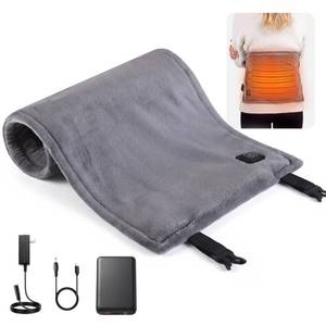 lot 7850 image: HOTHUGZ Portable Cordless Heating Pad for Back Shoulders 12x24 15000mAh