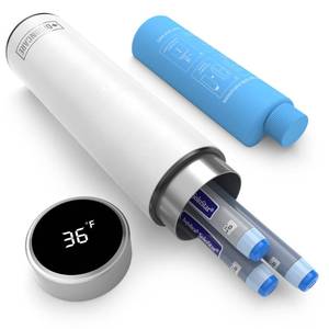 lot 7893 image: DISONCARE Odyssey Insulin Cooler Travel Case Digital Display Polar White