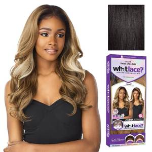 lot 7908 image: Sensationnel What Lace Synthetic 13x6 Lace Front Wig Zelena 1B Off Black