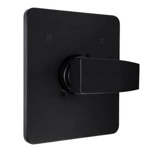 lot 7917 image: Fukaisu Black Shower Valve Trim Kit for Delta 1314 Series
