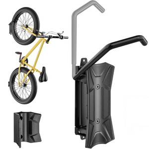 lot 7919 image: monTEK Swivel Bike Wall Mount For Fat Tire Bikes, 4.5 Inch Max Tire Width