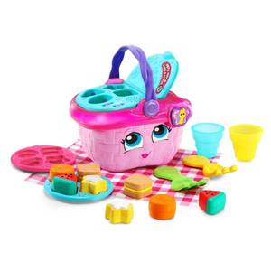lot 7938 image: LeapFrog Shapes and Sharing Picnic Basket Learning Toy 15 Pieces 80603600