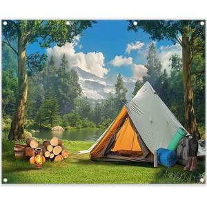 lot 8272 image: Swepuck Fabric Photography Backdrop 10x8ft Wild Forest Natural Scenery  Retail $165