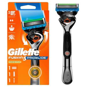 lot 8296 image: Gillette ProGlide Power Mens Razor Handle with 1 Blade Refill