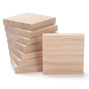 lot 8298 image: Coowayze Blank Pine Wood Squares 3 X 3 X 12 Inch 8 Pcs
