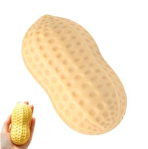 lot 8325 image: Generic Peanut Squishy Slow Rising Stress Relief Ball TPR