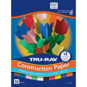 lot 8416 image: Tru-Ray Heavyweight Construction Paper, Warm Brown, 9 x 12, 50 Sheets