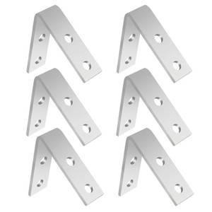 lot 8417 image: Generic Carbon Steel Strut Channel Bracket 1-58 in Strut 60 Degree 2 pack