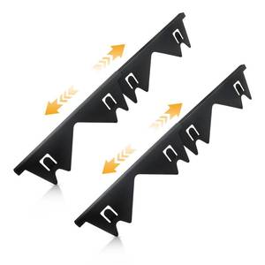 lot 8433 image: BliEssantic Stove Gap Covers Stainless Steel Adjustable 13.8-27.5 Inch 2 Pack