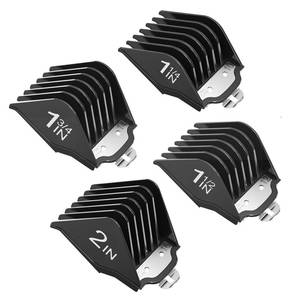 lot 8436 image: Clipper Guards 1.25, 1.5, 1.75, 2 for Wahl 4 Pc Black