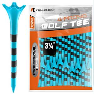 lot 8479 image: Full Choice Plastic Golf Tees 3-14 Inch 100 Pack Blue
