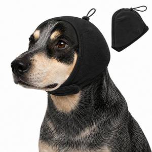 lot 8486 image: BeeLift Dog Ear Muffs for Noise Protection, Black, Large