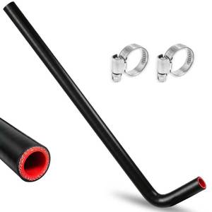 lot 10306 image: 551065 90° 58 Coolant Heater Silicone Hose for LS Engine Swap