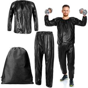 lot 10307 image: Cozypower Size Sauna Suit with Storage Drawstring Bag for Men Women, XXL