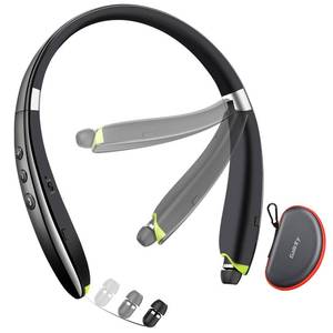 lot 10325 image: Bluetooth Headset, Neckband Bluetooth Headphones with Retractable Earbuds