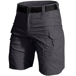 lot 10345 image: Mens Hiking Cargo Tactical Shorts with Multi Pockets Stretch Water Resistant Shorts Outdoor Hiking Fishing Camping��6335-Grey-34 SIZE