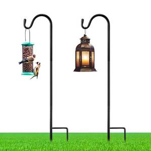 lot 10360 image: Yetene 2 Pcs 30 Inch Shepherds Hook for Outdoor Adjustable Bird Feeder Pole