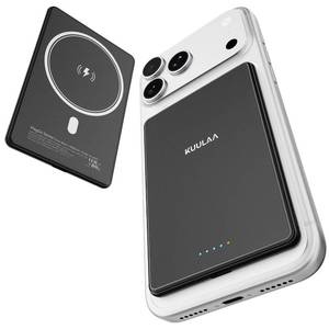 lot 10390 image: 0.27 Ultra Slim for MagSafe Portable Charger, 5000mAh Wireless Magnetic Power Bank with USB C Charging,Travel Essential for Magsafe Battery Pack Compatible with iPhone 171615141312 Series