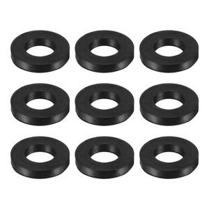 lot 10391 image: uxcell 12 Pcs Solid Nitrile Rubber Flat Washer DN20 1-1132 OD x 34 ID x 14 Thickness Large Washers O Ring Sealing Gaskets, Industrial Flat Rubber Spacer, Black