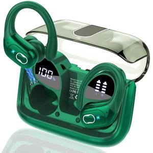 lot 10419 image: Aptkdoe Wireless Earbuds 75H Bluetooth 5.4 Sport Headphones with Earhooks