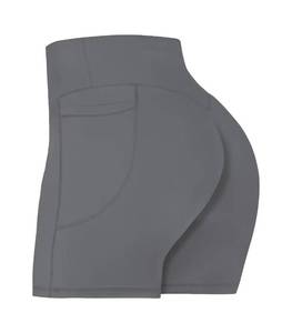 lot 12831 image: Sunzel Womens High Waisted Biker Shorts with Side Pockets Blossomy, SIZE MED