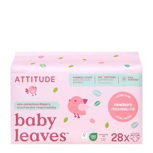 lot 13849 image: Attitude Disposable Baby Diapers Size 1 Newborn Under 9 Lbs 28 Count