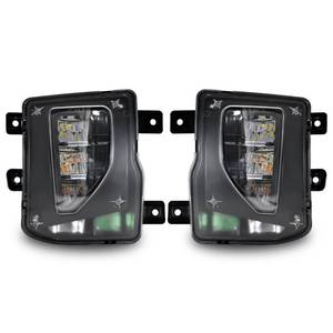 lot 13851 image: OKSIWA LED Fog Lights 2016-2018 Chevy Silverado 1500