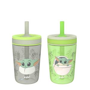 lot 13872 image: Zak Designs Star Wars Mandalorian Baby Yoda Kelso Toddler Cups 15oz 2-Pack