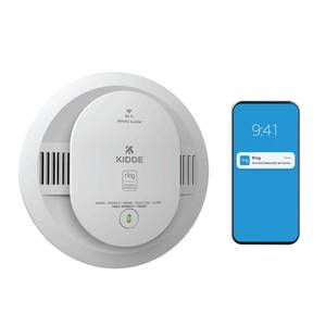 lot 13893 image: Kidde Smart Smoke Detector with Ring AA Battery Powered RGSDR-RW