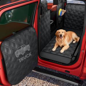 lot 13916 image: Surfcabin Truck Backseat Floor Cover with Door Protector, Passenger Side