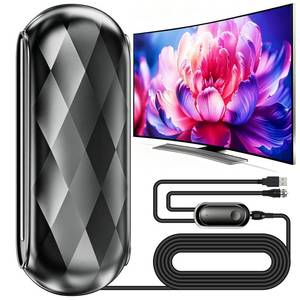 lot 13926 image: Indoor Outdoor Digital TV Antenna with 38 Ft Coax Cable