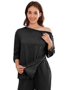 lot 14071 image: Deyeek Womens Post-Surgery Recovery Shirt Tear Away Snap Front