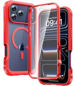 lot 14136 image: Diaclara Magnetic Case with Built-In Screen Protector for iPhone 17 Pro Max