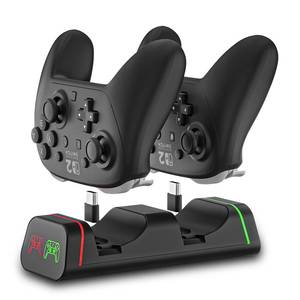 lot 14157 image: HEATFUN Controller Charging Dock 2-Port for Switch Pro, PS5 & Xbox Series XS