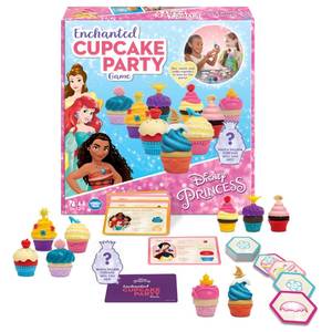 lot 17722 image: Wonder Forge Disney Princess Enchanted Cupcake Party Matching Game