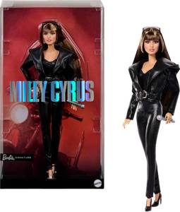 lot 17734 image: Barbie Signature Miley Cyrus Collectible Doll Posable Faux Leather Outfit