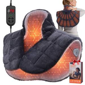 lot 17737 image: UTK Weighted Electric Neck Shoulder Heating Pad 2.9 lb 24 x 20 in