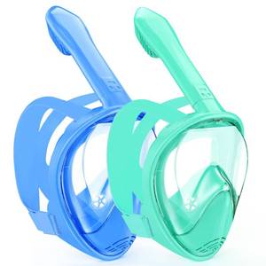 lot 18608 image: Hydiview Kids Full Face Snorkel Mask with Camera Mount, 180 Degree View