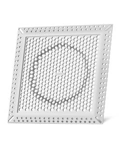 lot 18614 image: BAOTIYA Square Shower Drain Hair Catcher Gray 6 Inch