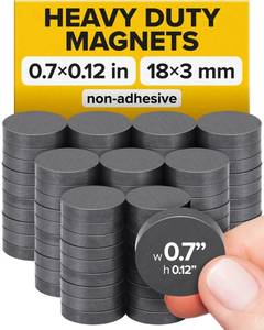 lot 18622 image: X-bet MAGNET Ceramic Round Disc Magnets 0.7 x 0.12 in, 100 Pcs