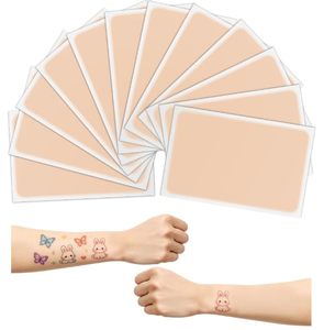 lot 18683 image: Auspiceka Tattoo Cover Up Patches 12 Pcs Waterproof Breathable Concealer