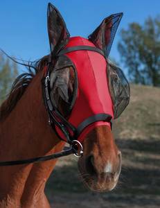 lot 18688 image: HackFond Horse Fly Mask with Ears Breathable Mesh
