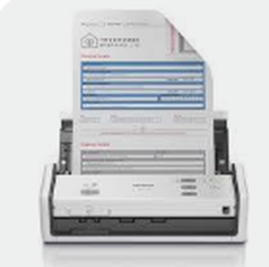lot 11081 image: Brother ADS-1300 Compact Portable Document Scanner with ADF - Stock image may not match actual product images