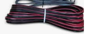 lot 18669 image: 24 Gauge Red and Black Parallel Two-Conductor Wire Coil - Stock image may not match actual product images