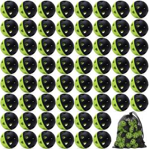 lot 1567 image: Coopay Mini Hollow Plastic Practice Baseballs 1.65 Inch 60 Pack GreenBlack
