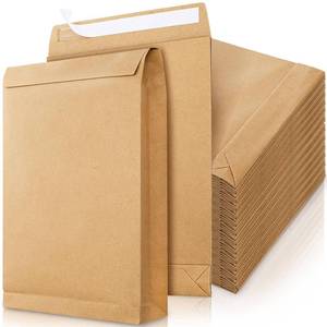 lot 1573 image: YIMITEE Kraft Expandable Envelopes 13.2 x 9.4 Inch 50 Pack