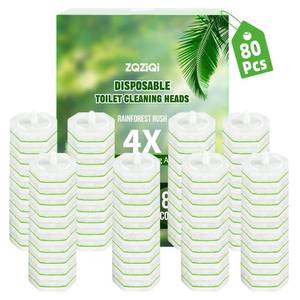 lot 1617 image: ZQZiQi Toilet Brush Refill Pads for Clorox, 80 Count
