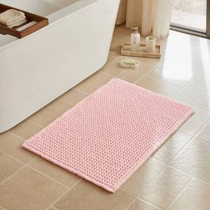 lot 1634 image: Triohero Waffle Bath Mat 24x36 Light Peachy Pink