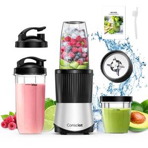 lot 2033 image: Consciot 11-Piece Countertop and Personal Blender 900W